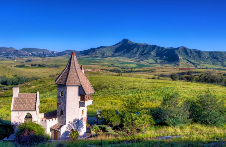 Castle in Clarens, South Africa